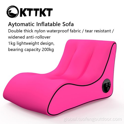 Automatic inflatable sofa for outdoor and home camping